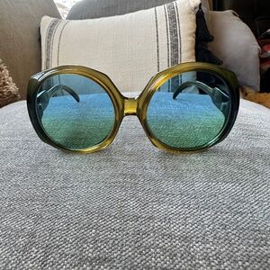 Rare Vintage Round Dior Ombré Sunglasses